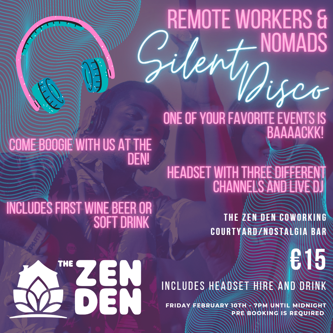 Remote Worker and Nomad SILENT DISCO!