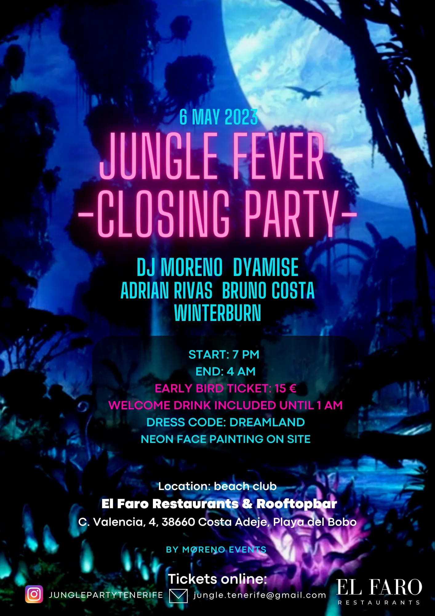 Jungle Fever Closing Beach Party